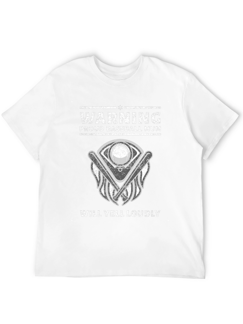 Proud Baseball Mum T-Shirt