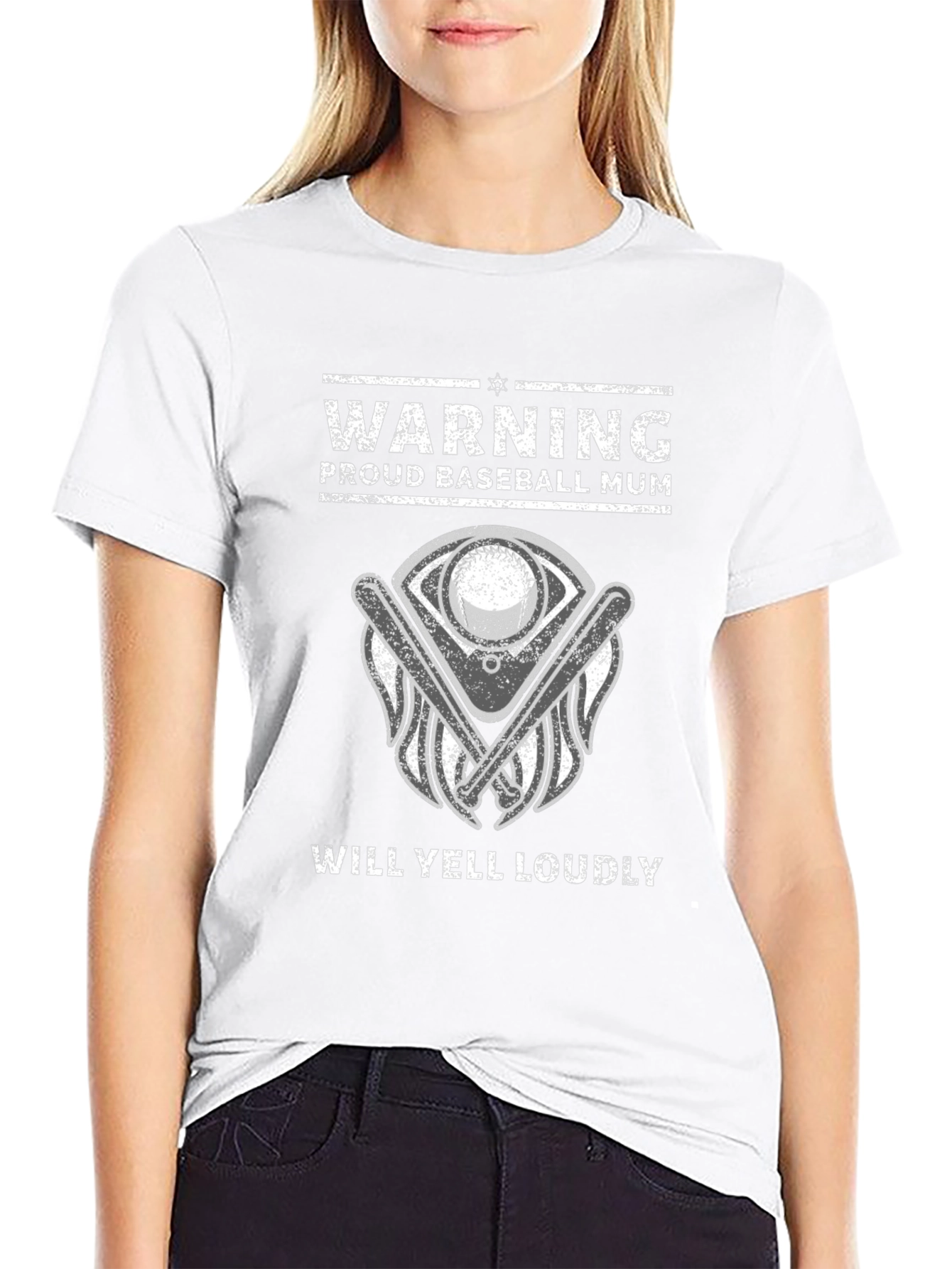 Proud Baseball Mum T-Shirt