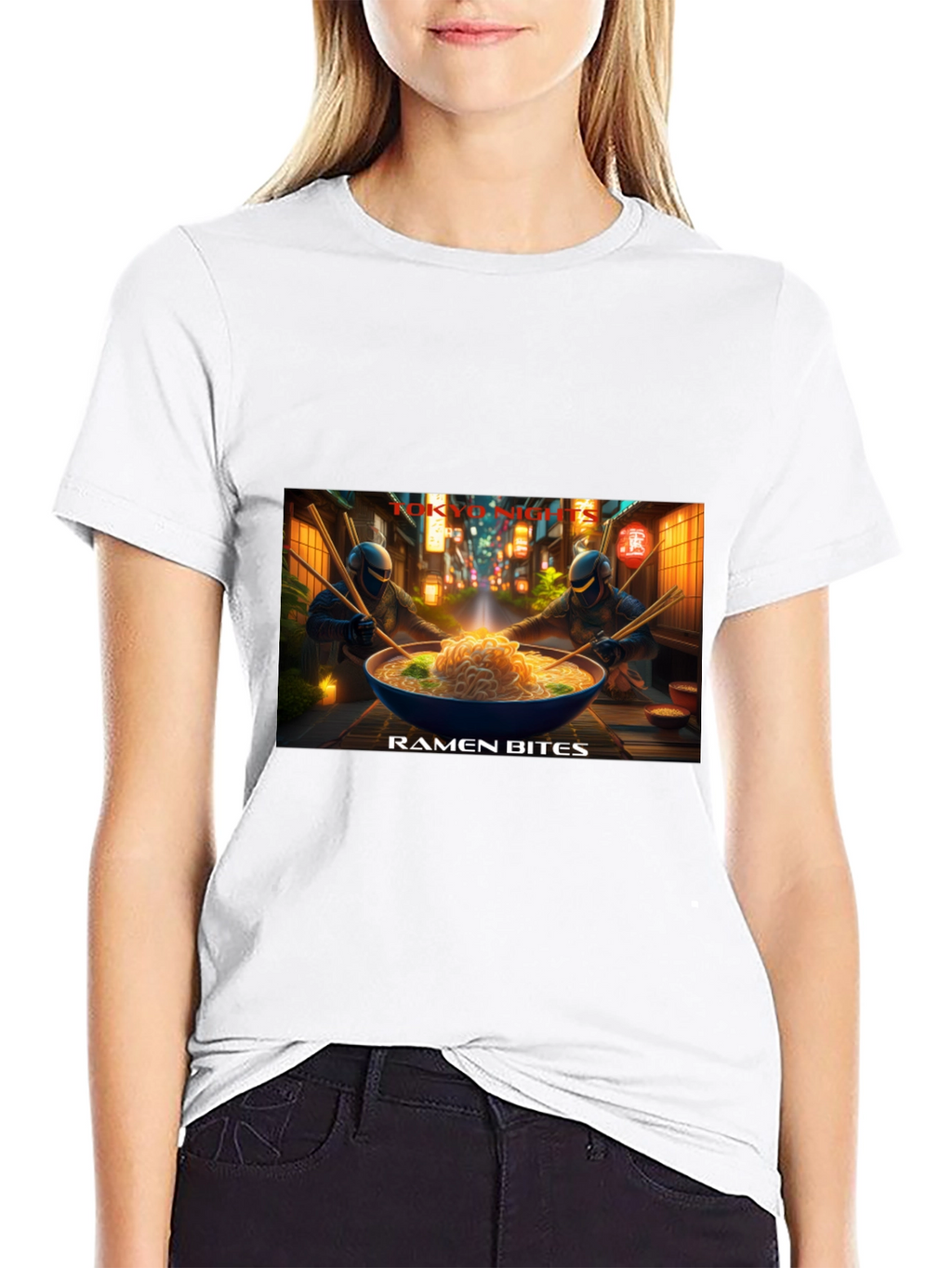Ramen Bites Graphic Tee - Ninja Style Comfort