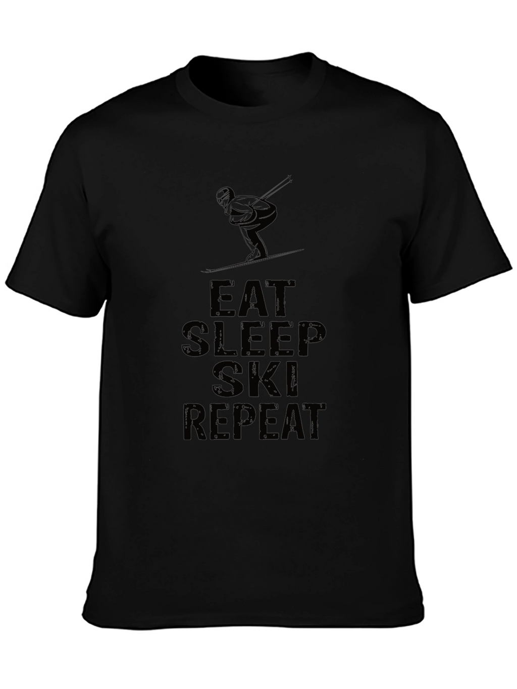 Eat Sleep Ski Repeat Graphic T-Shirt