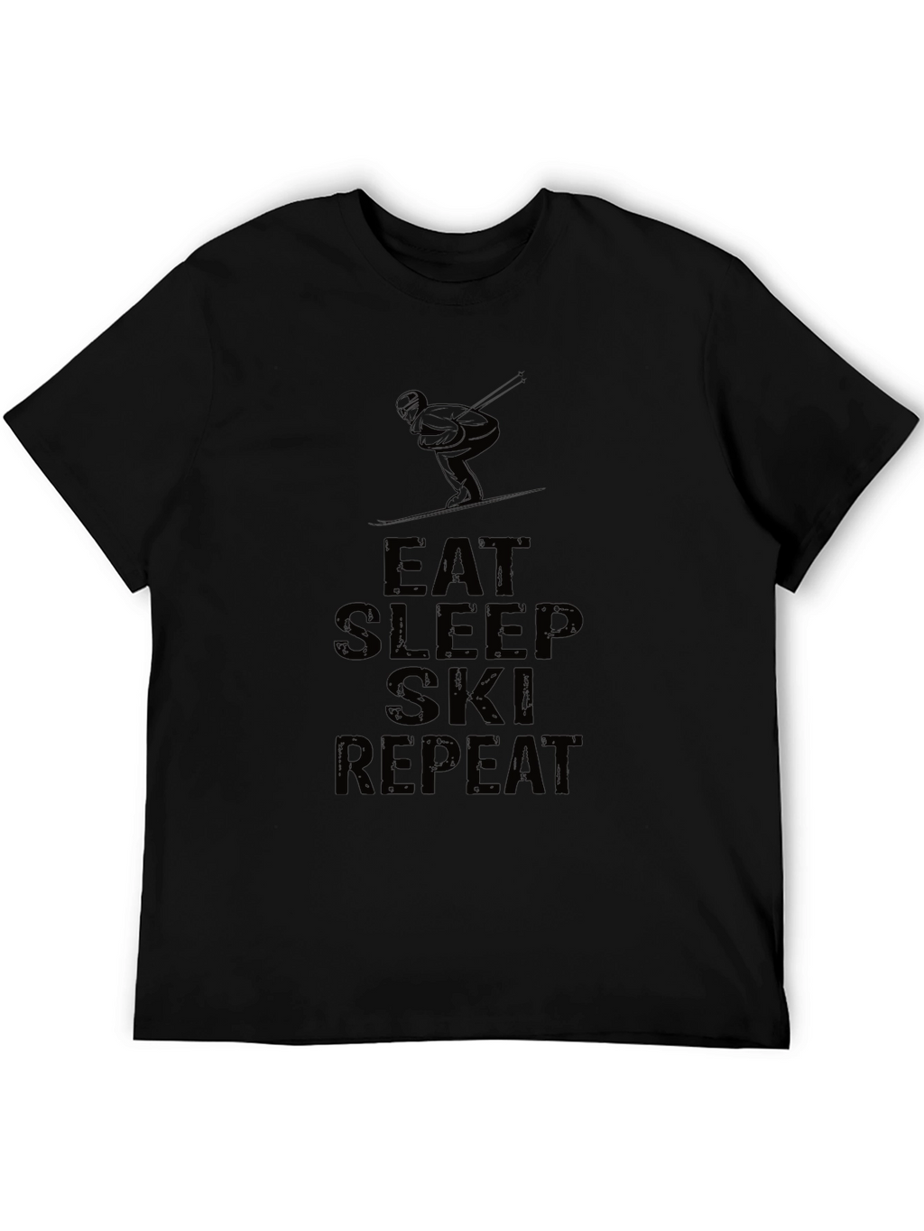 Eat Sleep Ski Repeat Graphic T-Shirt