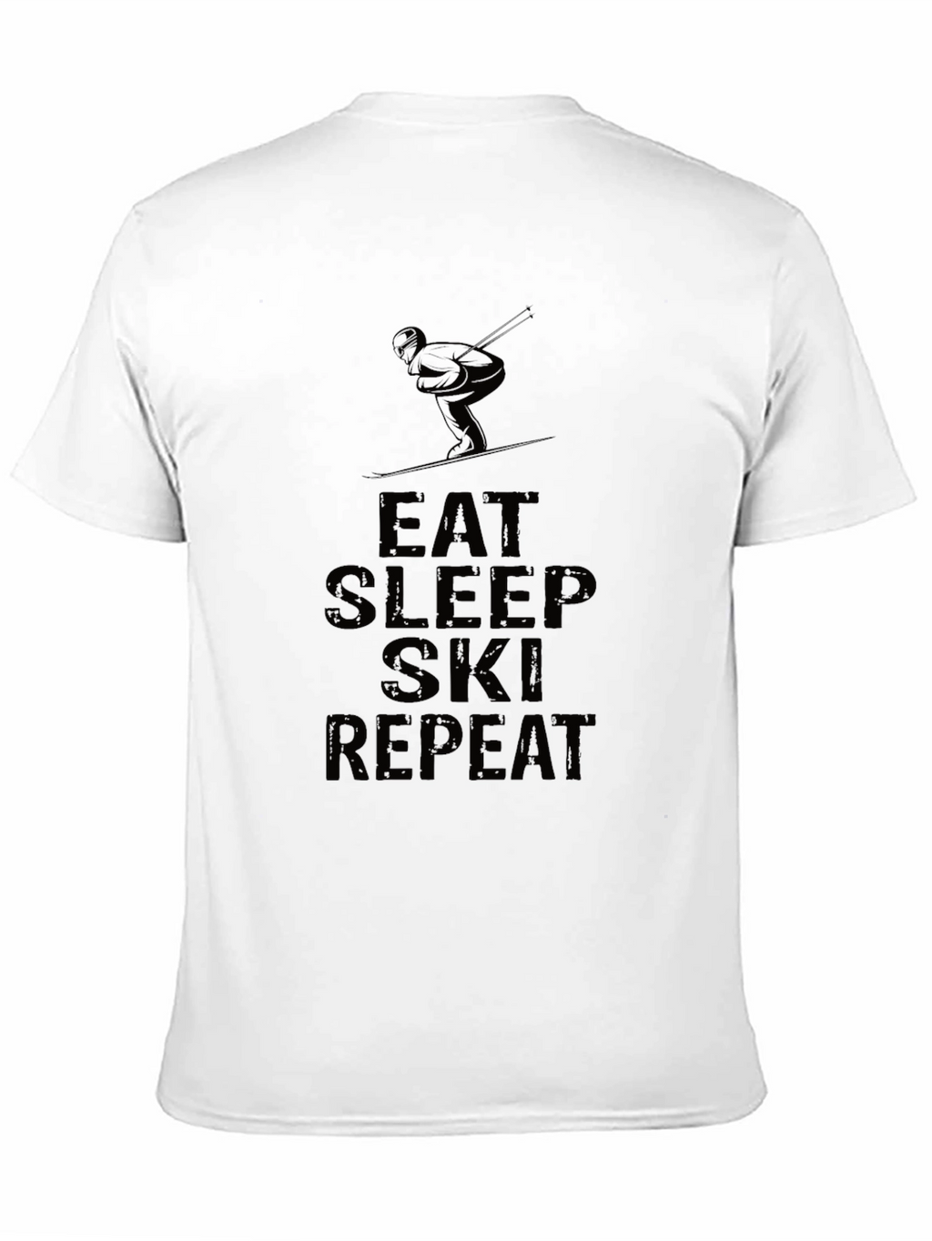 Eat Sleep Ski Repeat Graphic T-Shirt