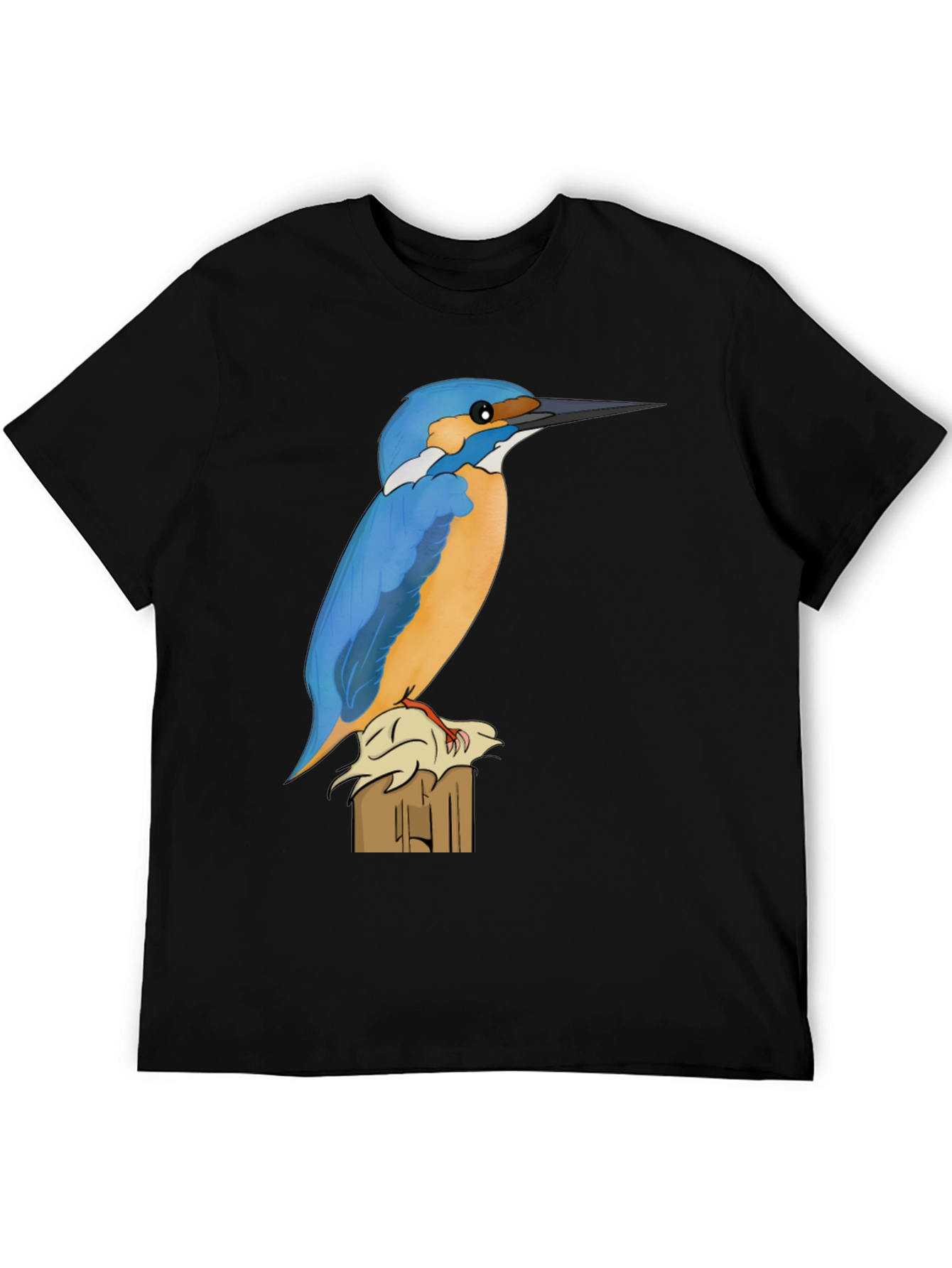 Kingfisher Bird Graphic Tee - Nature Lovers Shirt