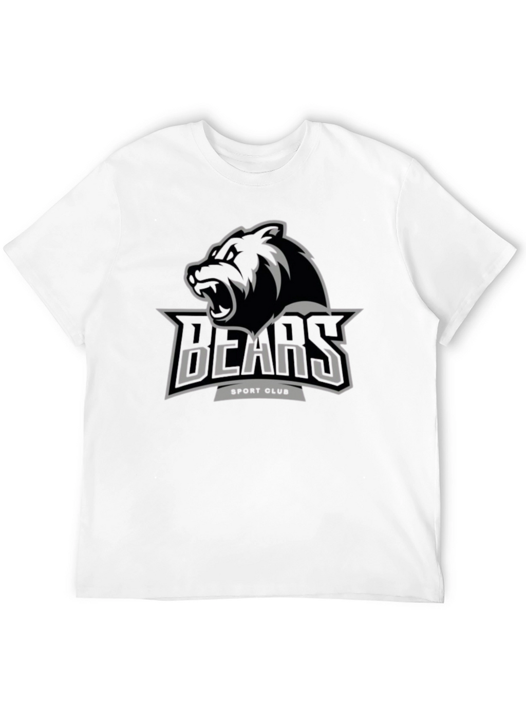 Mens Black BEARS Sport Club Graphic Tee