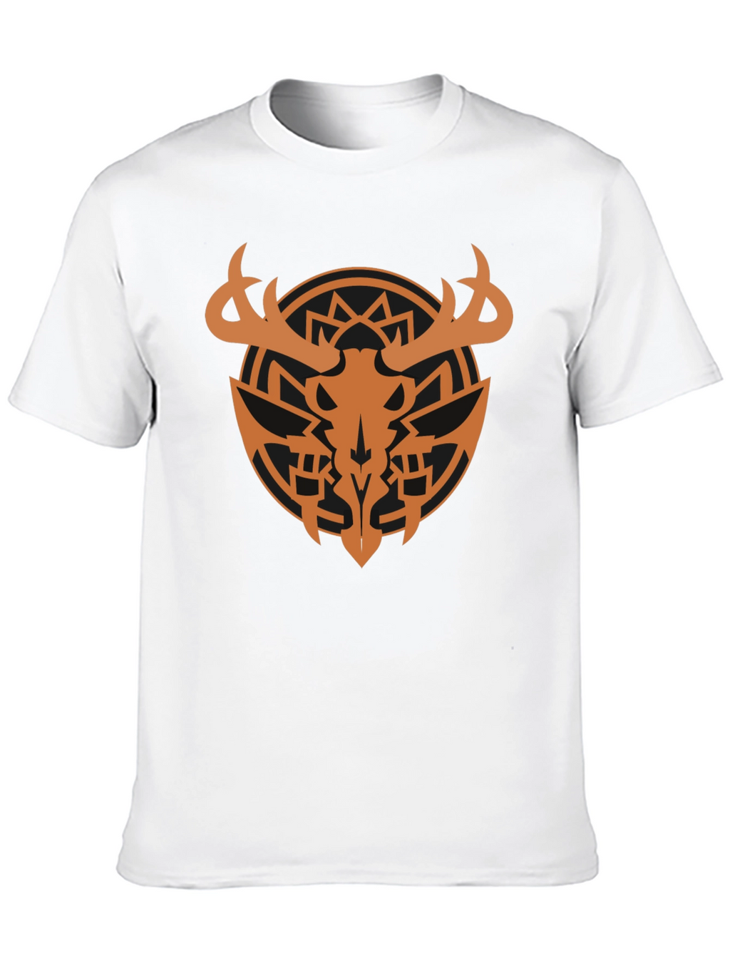 Antler Skull Black T-Shirt
