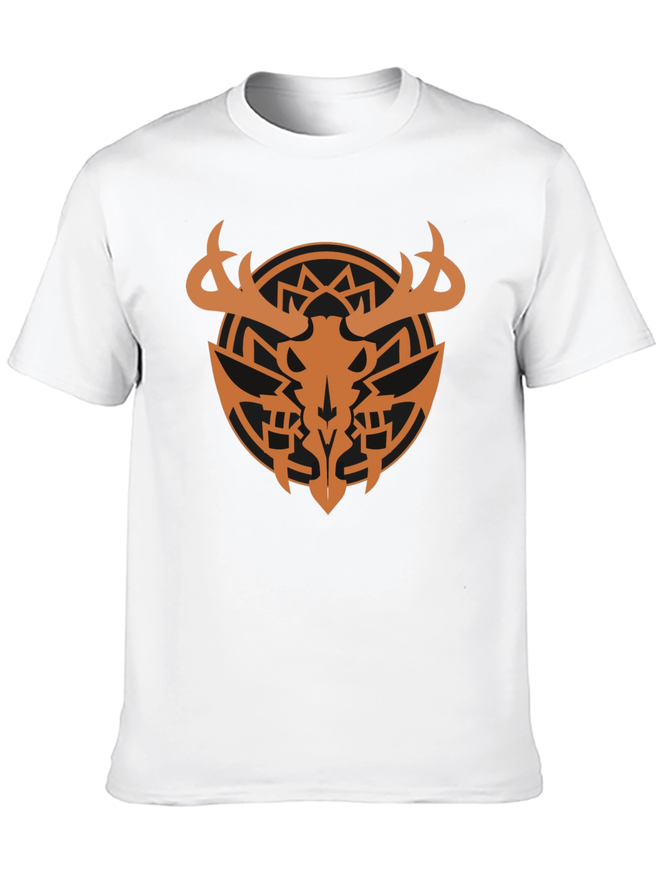 Antler Skull Black T-Shirt