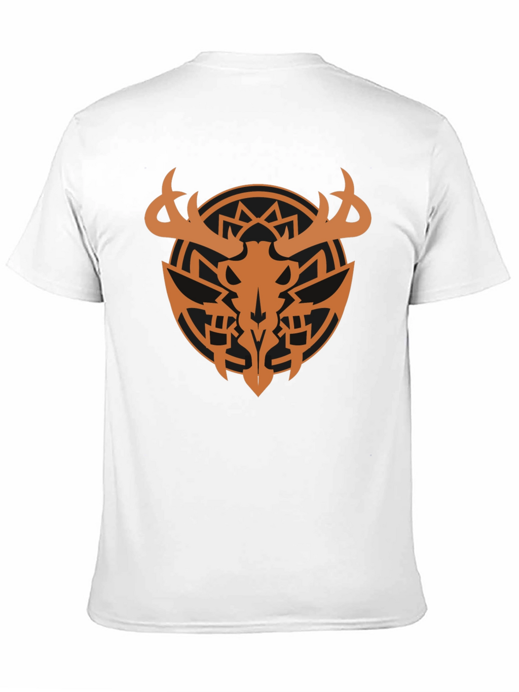 Antler Skull Black T-Shirt