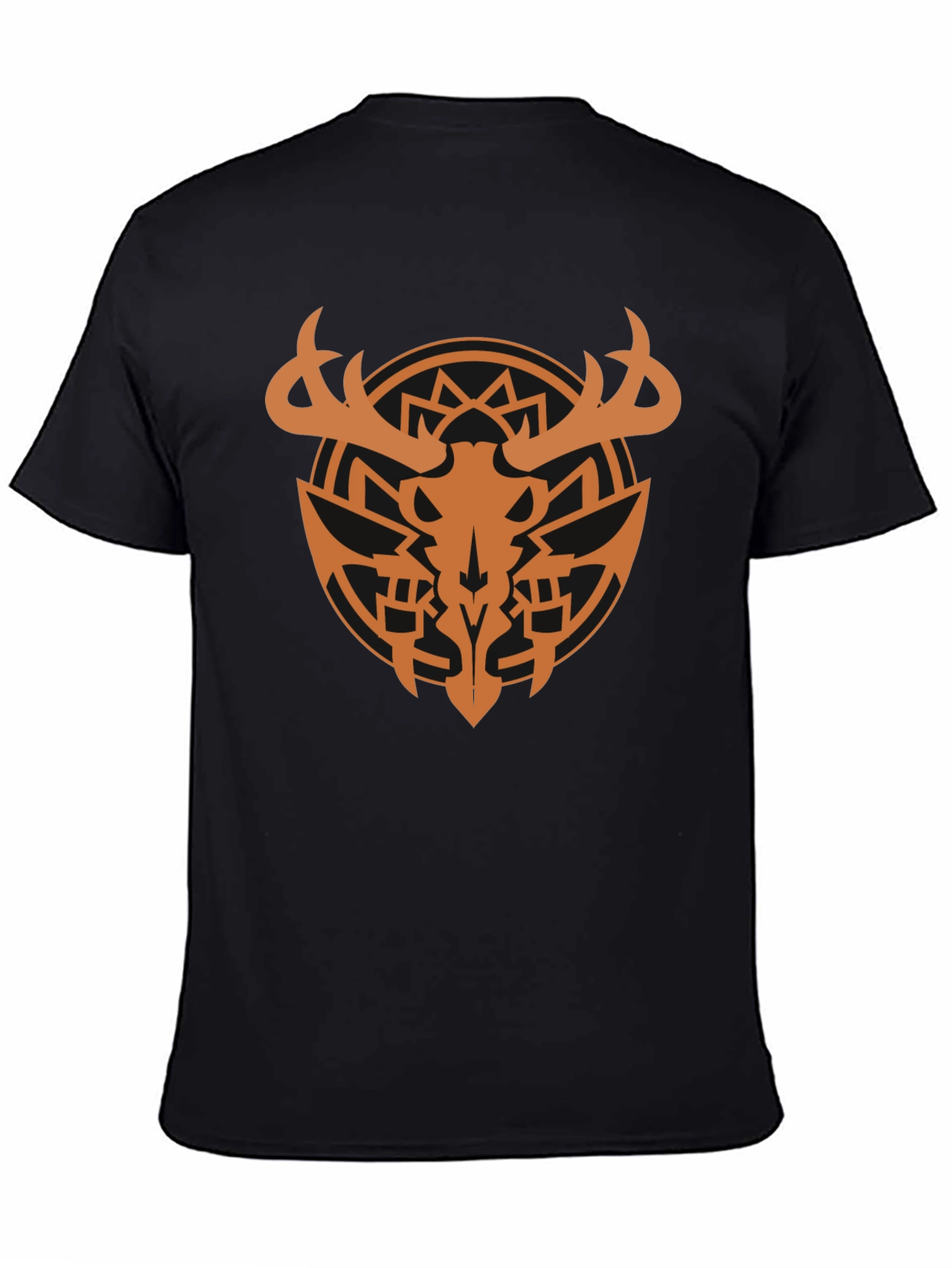 Antler Skull Black T-Shirt