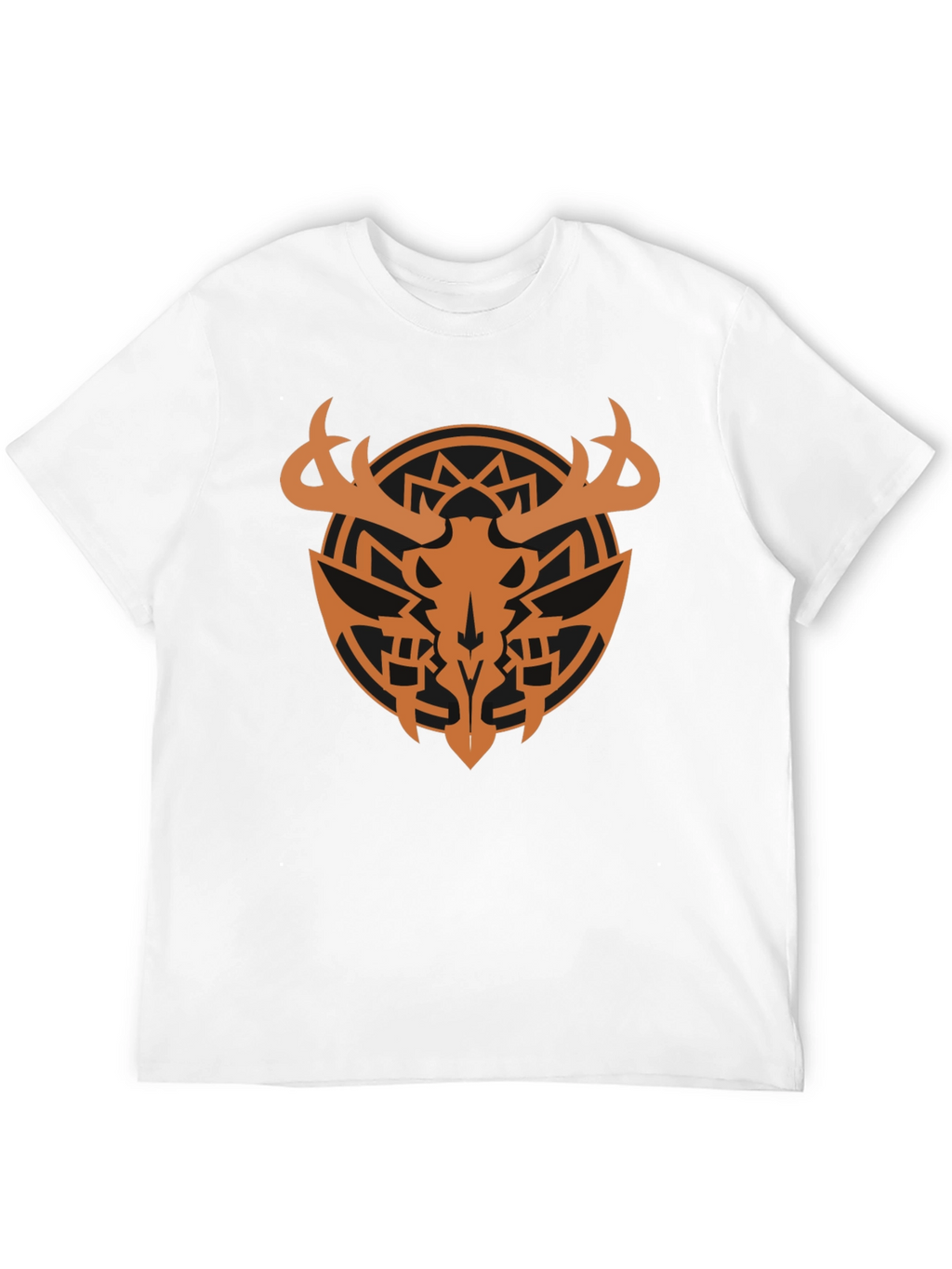 Antler Skull Black T-Shirt