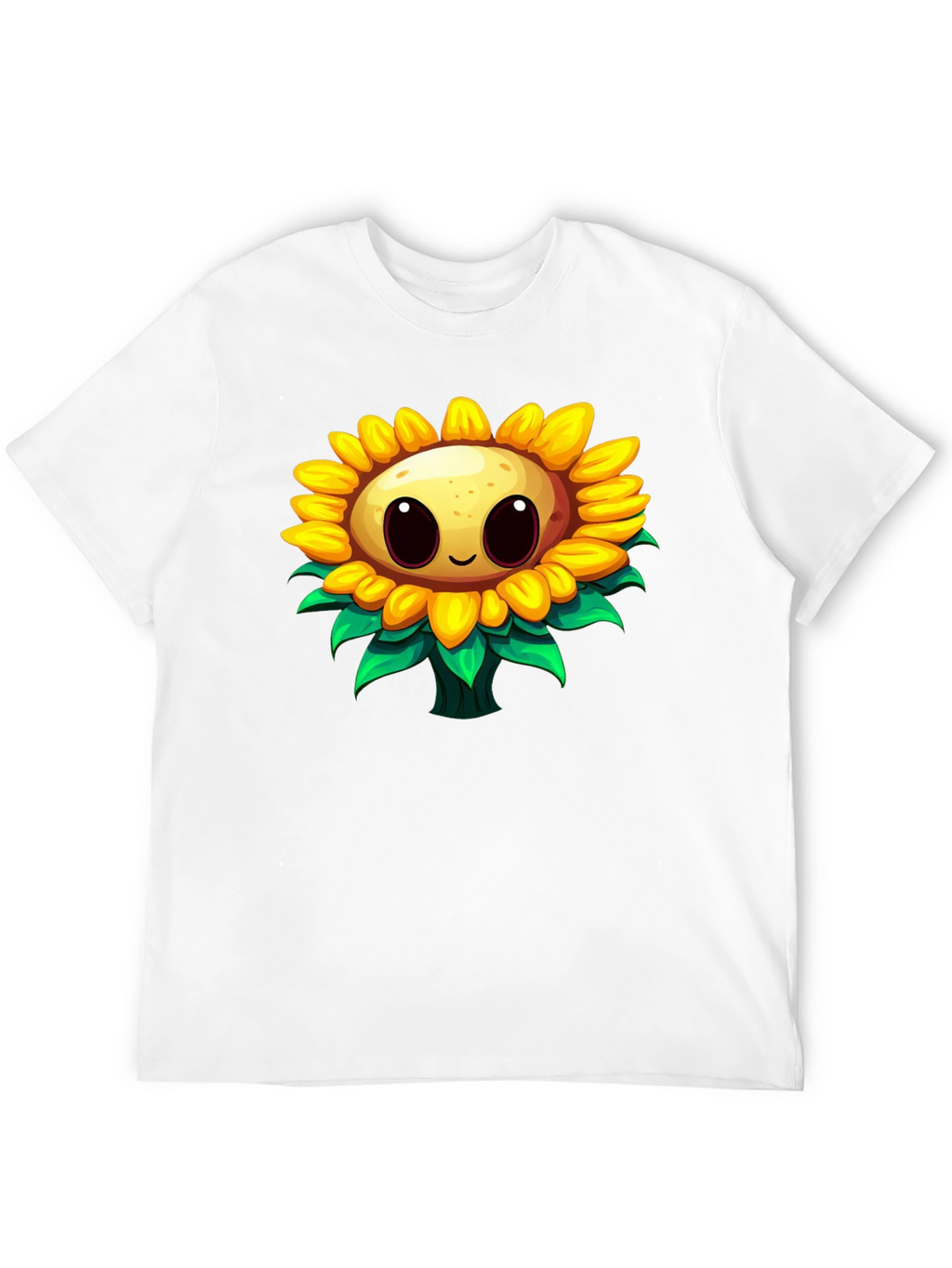 Sunflower Cartoon Graphic T-Shirt