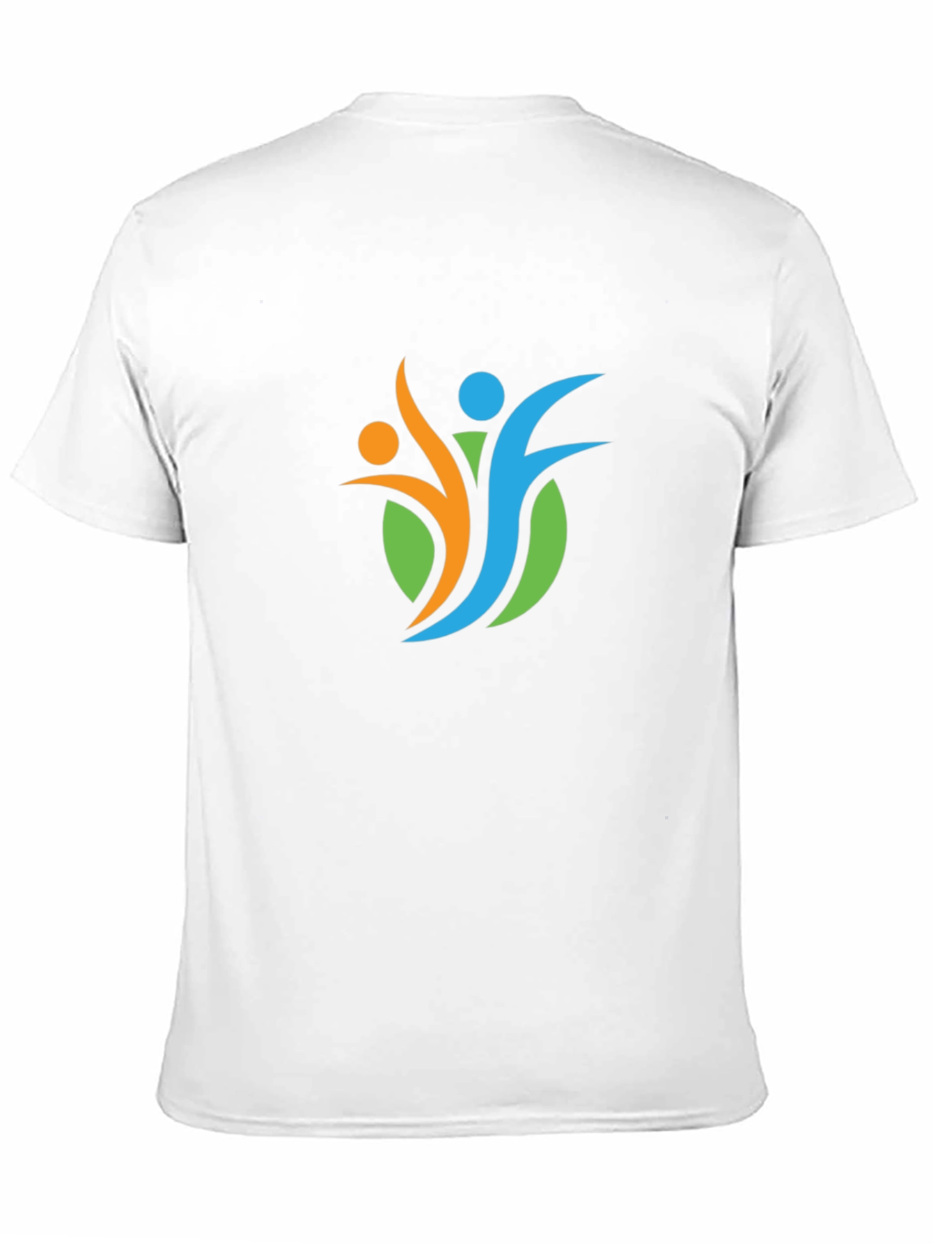 Modern Graphic Print Black T-Shirt