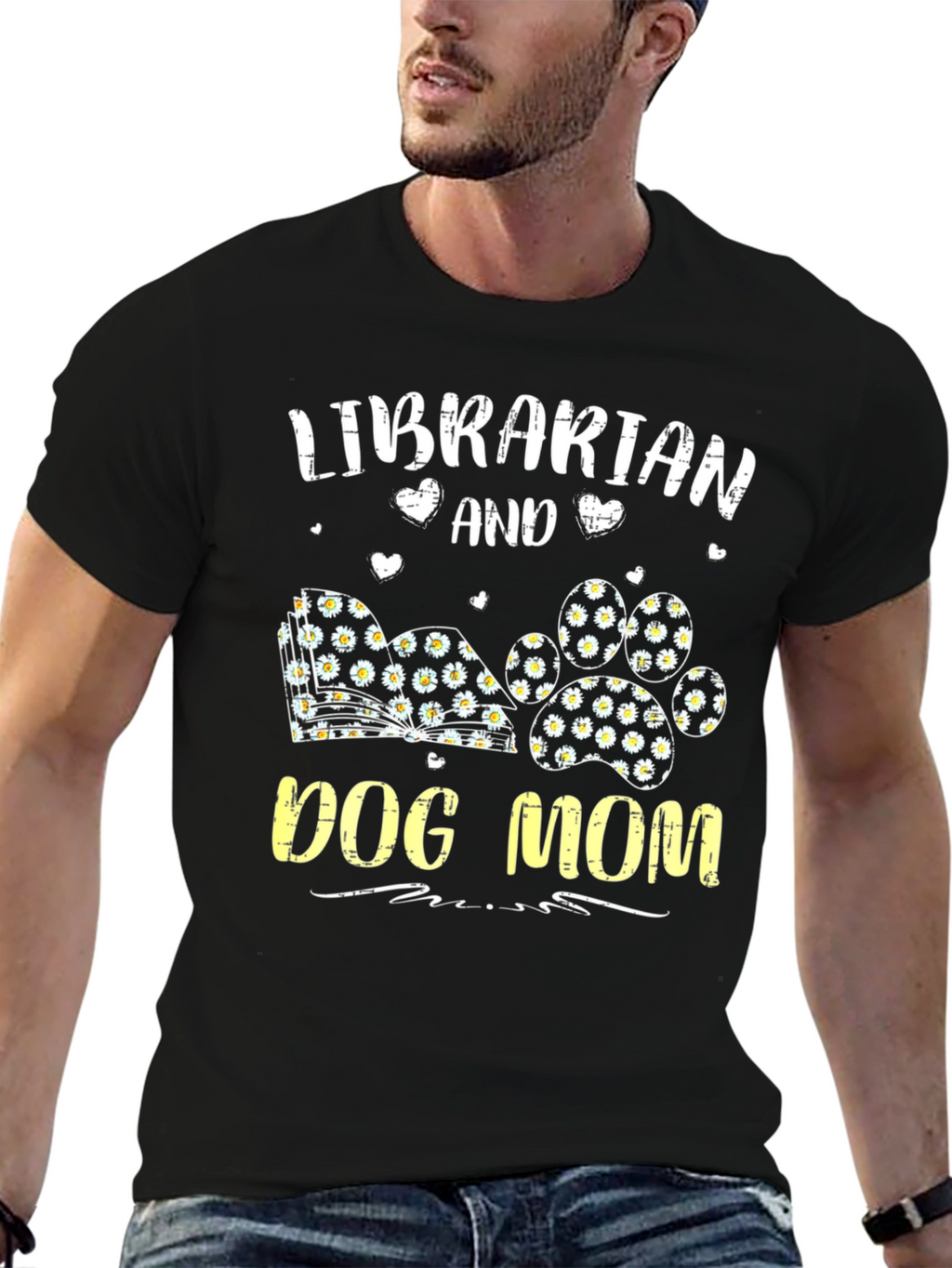 Librarian Dog Mom T-Shirt