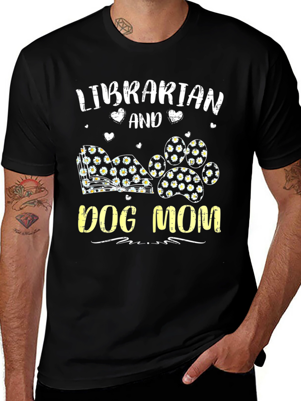 Librarian Dog Mom T-Shirt