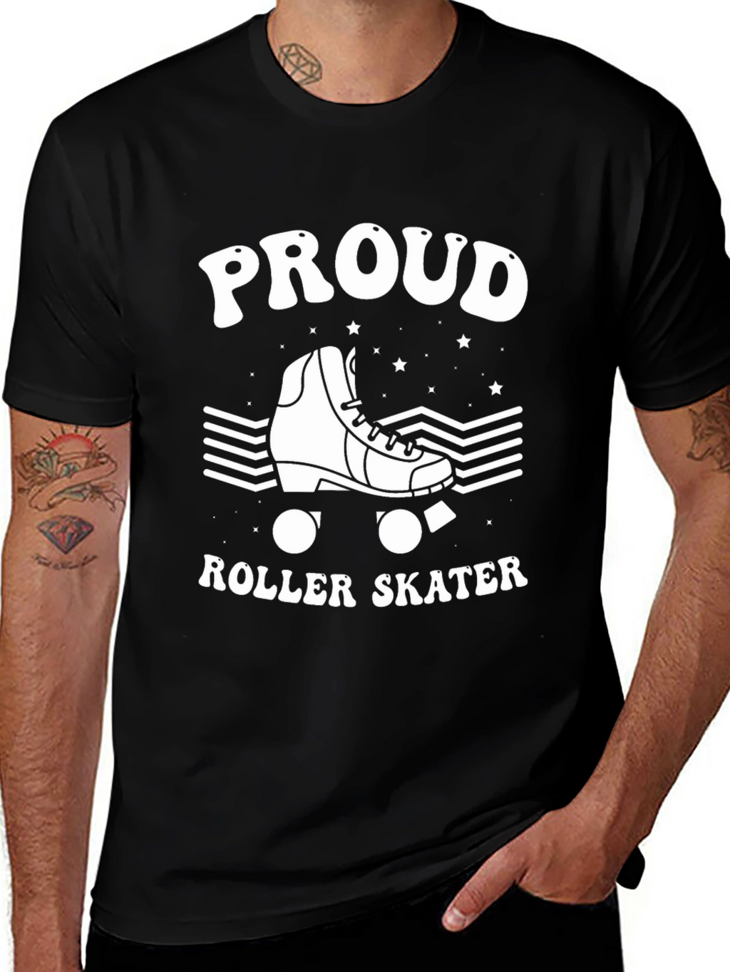 Proud Roller Skater Graphic T-Shirt