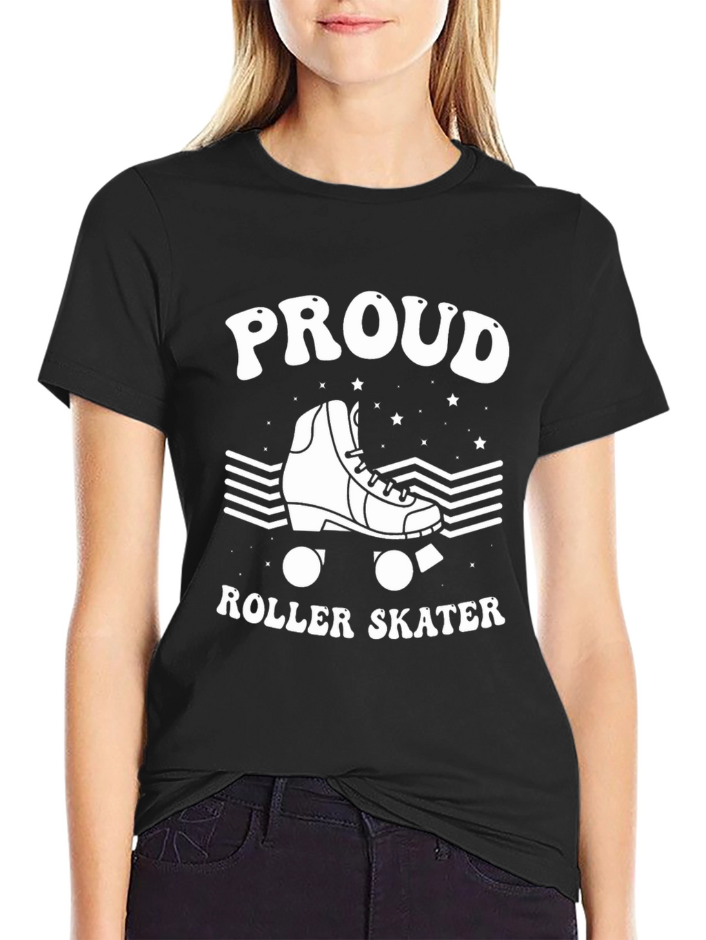 Proud Roller Skater Graphic T-Shirt
