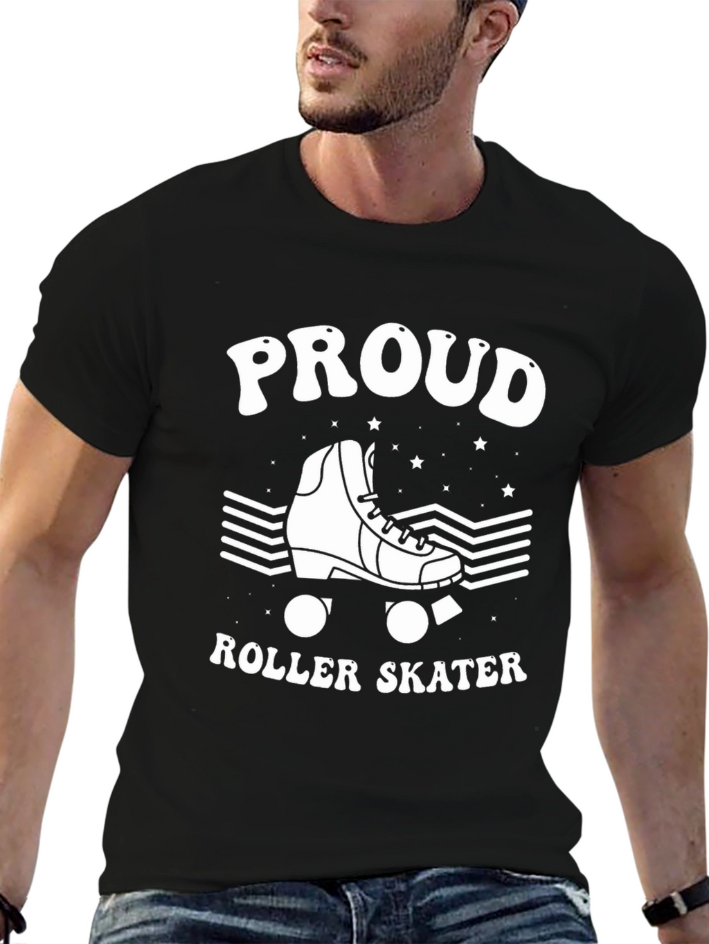 Proud Roller Skater Graphic T-Shirt