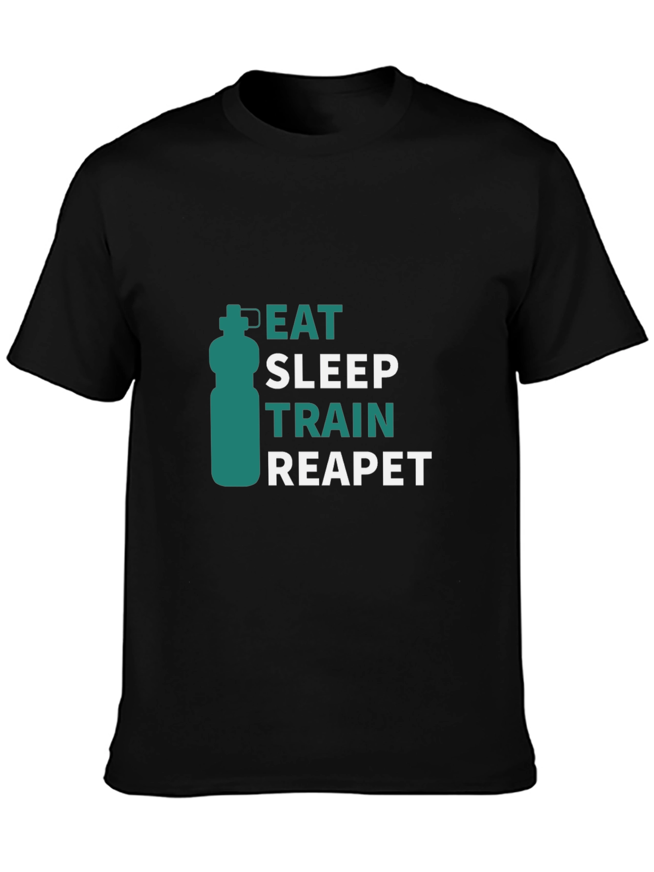 Eat Sleep Train Repeat Graphic Tee