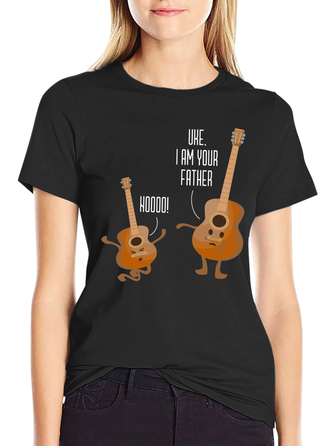 Uke I Am Your Father Graphic T-Shirt - Music Lover Tee