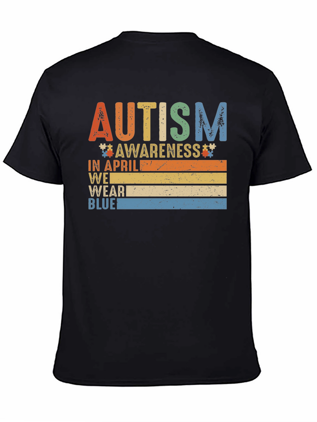 Autism Awareness T-Shirt - In April We Wear Blue