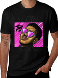 Majideman Graphic Tee - Trendy Heart Sunglasses Design