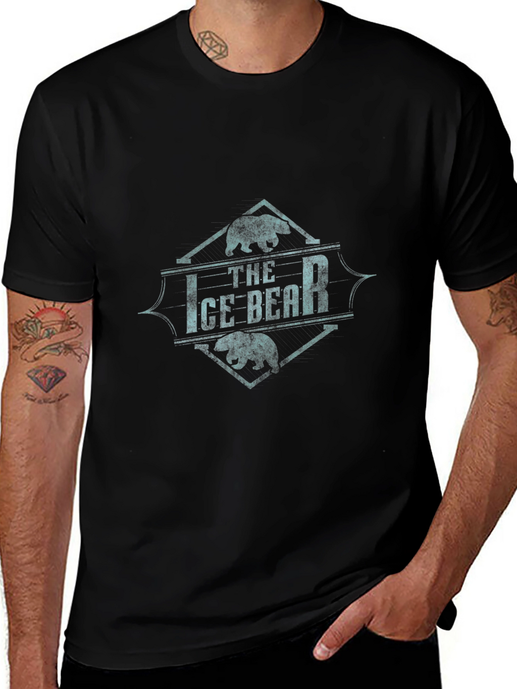 The Ice Bear Graphic Tee - Premium Cotton