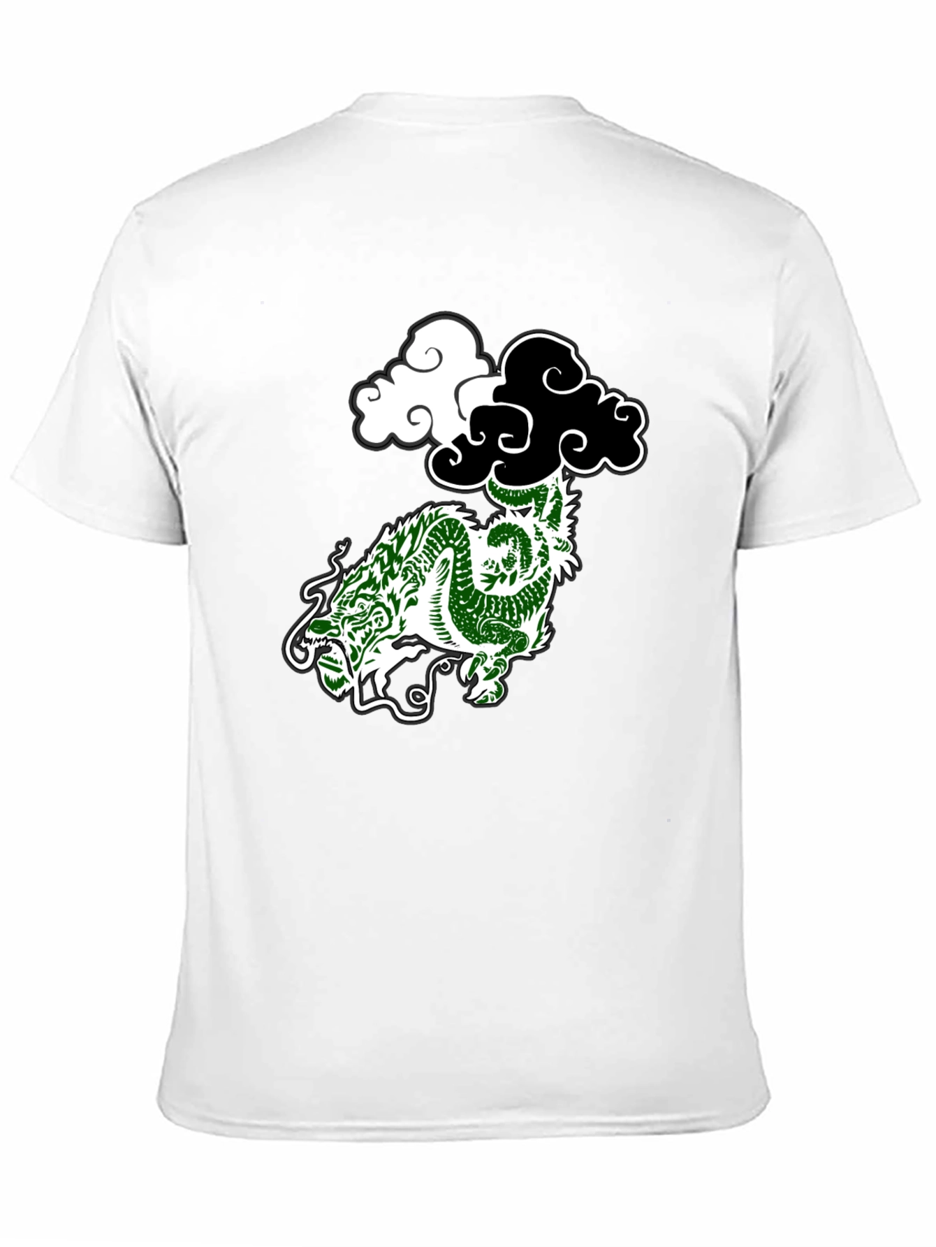 Dragon Cloud Graphic Tee - Black