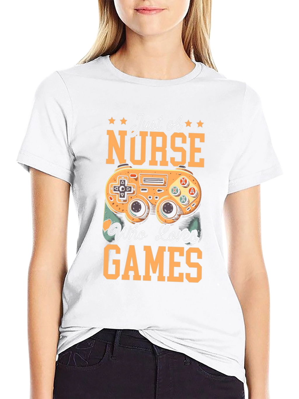 Nurse Gamer Black T-Shirt