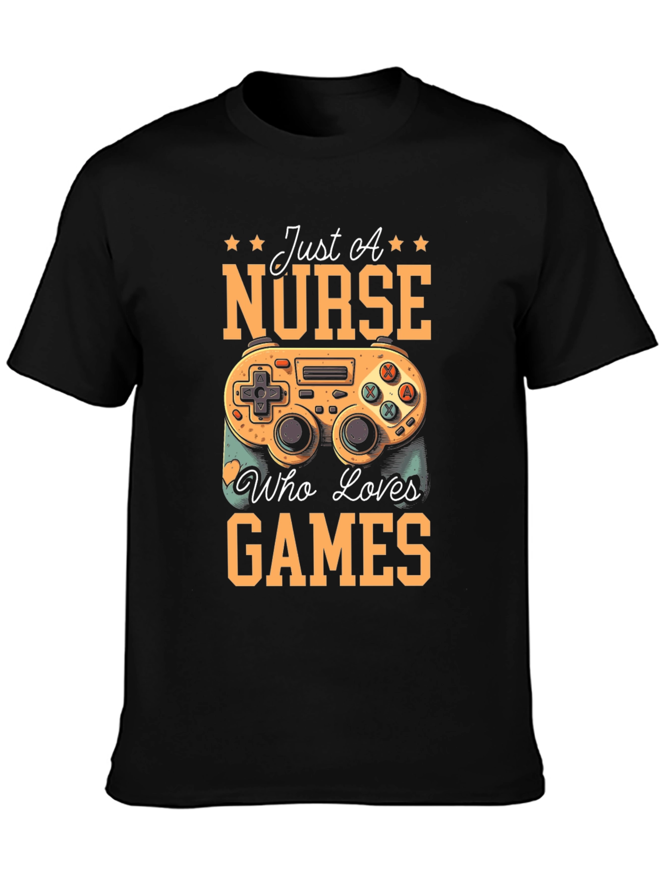 Nurse Gamer Black T-Shirt