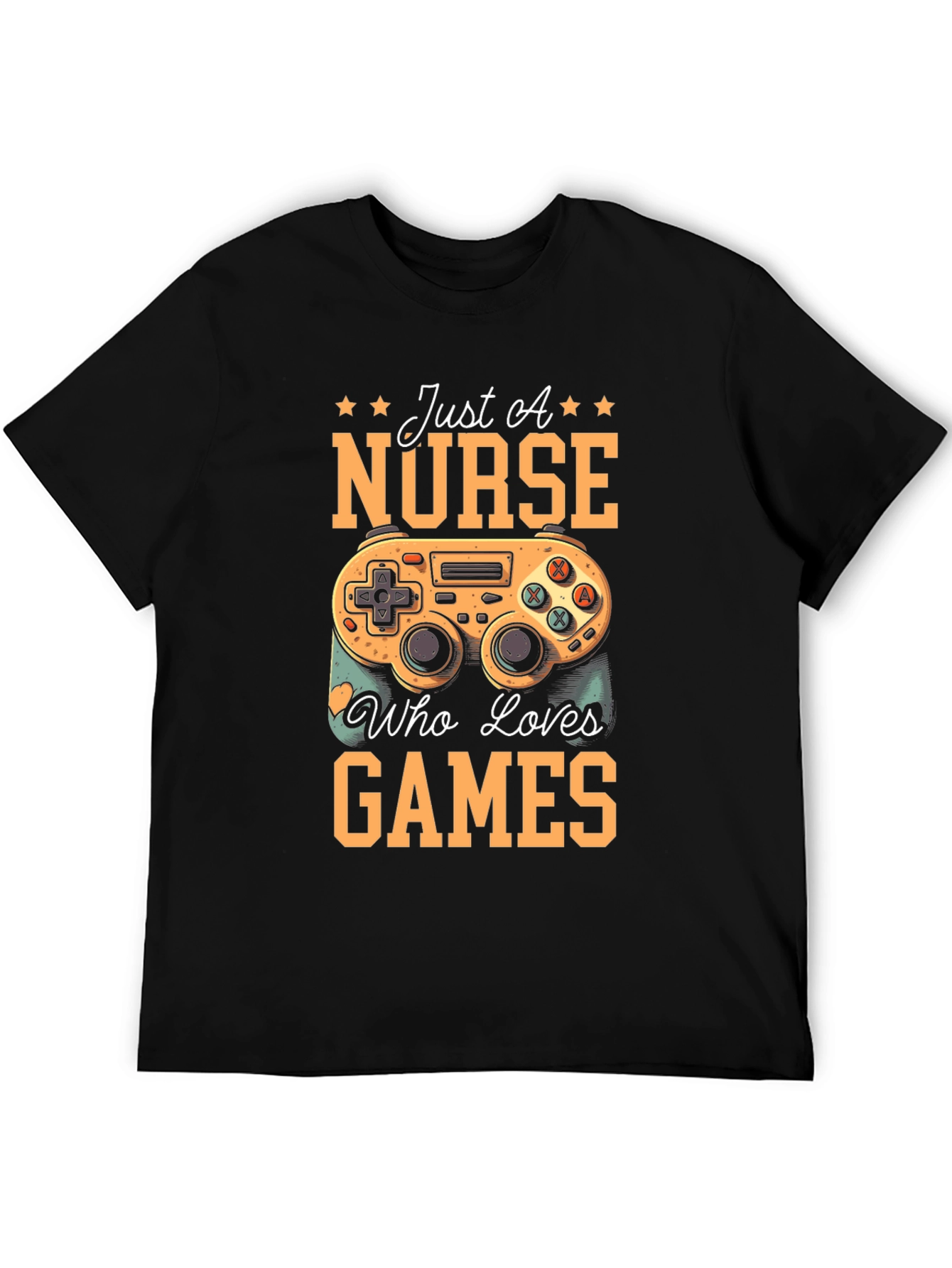 Nurse Gamer Black T-Shirt