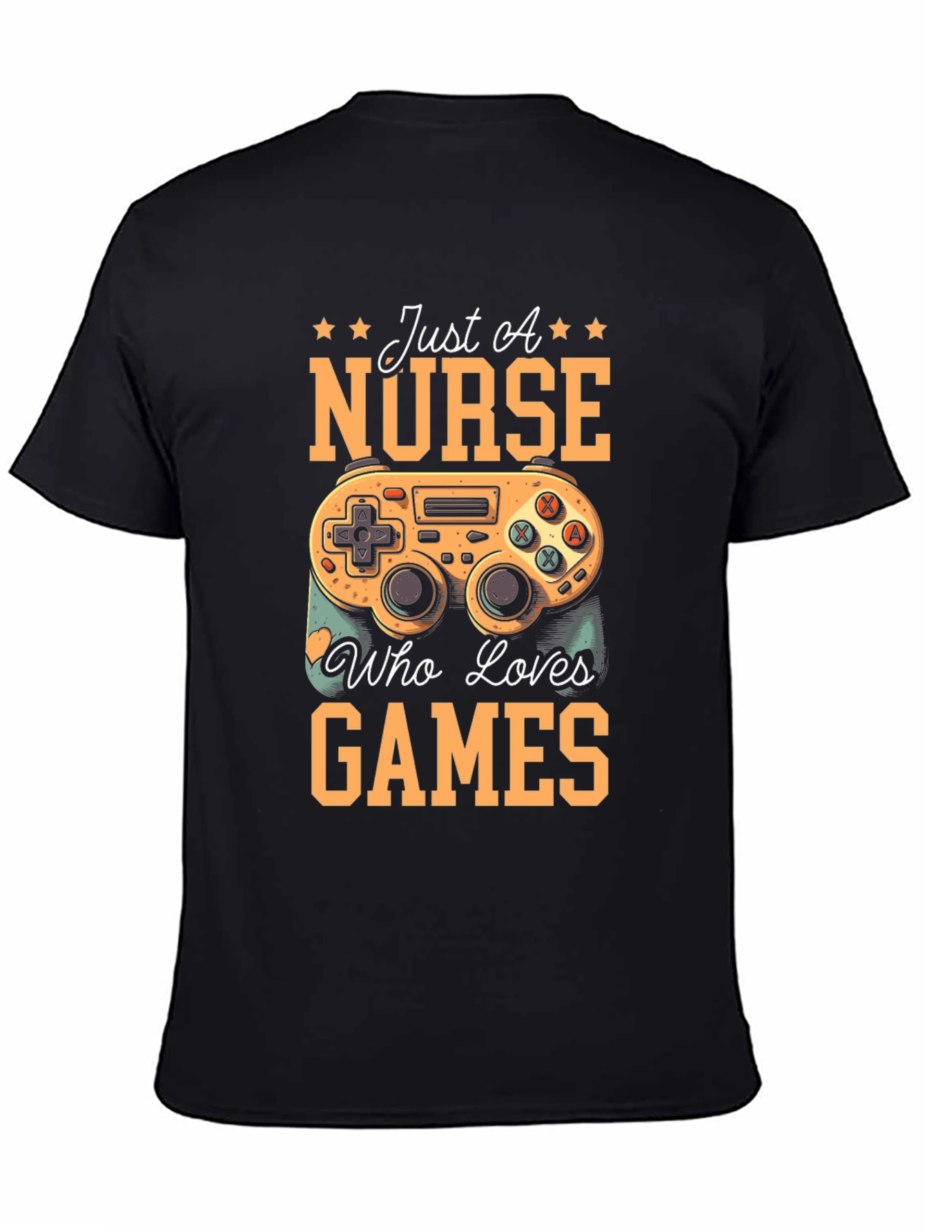 Nurse Gamer Black T-Shirt