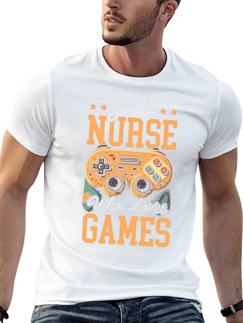 Nurse Gamer Black T-Shirt