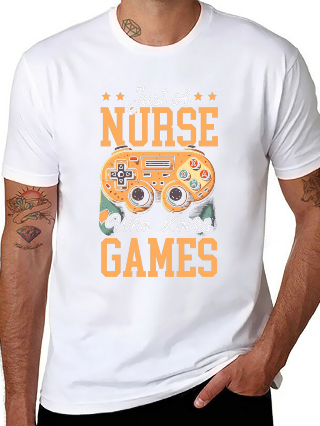 Nurse Gamer Black T-Shirt
