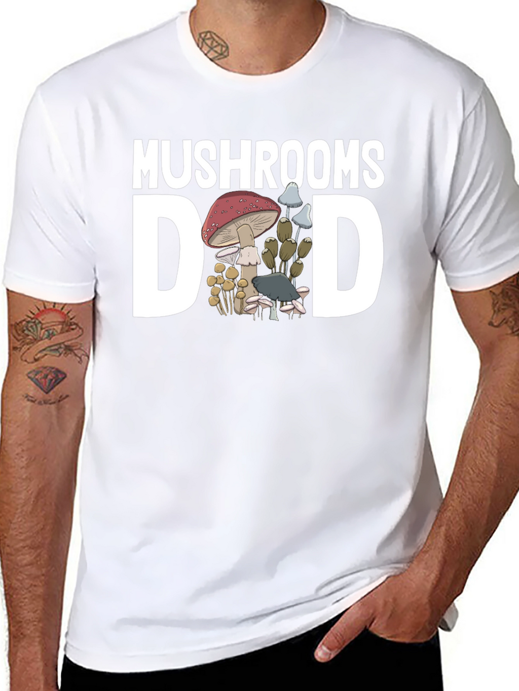 Mushrooms Dad T-Shirt - Fungi Lover Tee