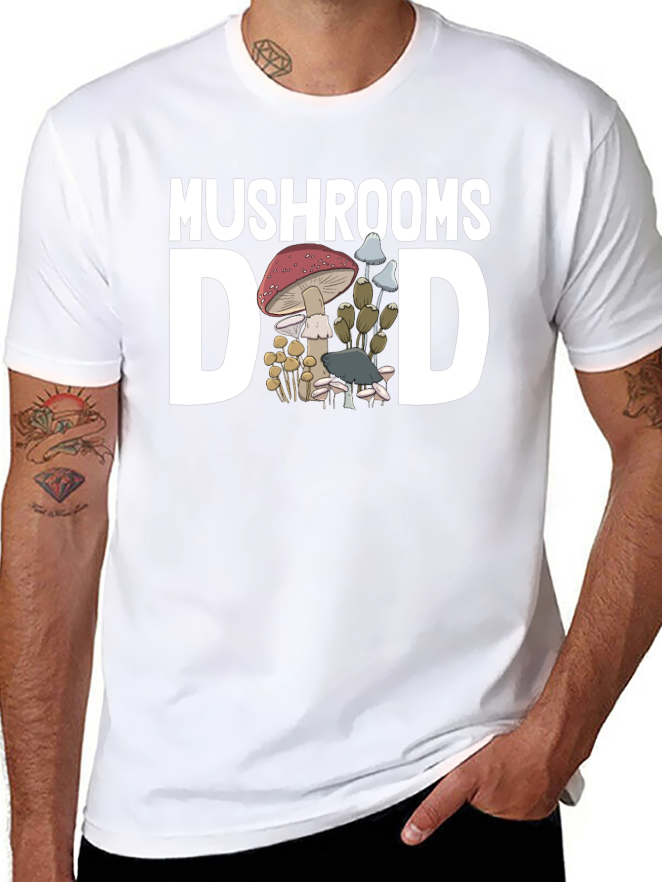 Mushrooms Dad T-Shirt - Fungi Lover Tee