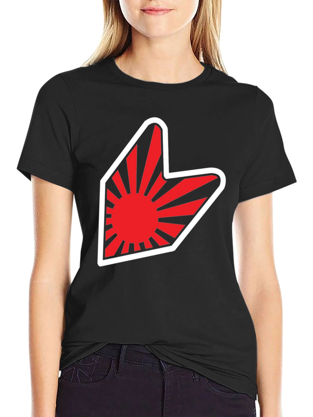Red Sun Arrow Graphic T-Shirt