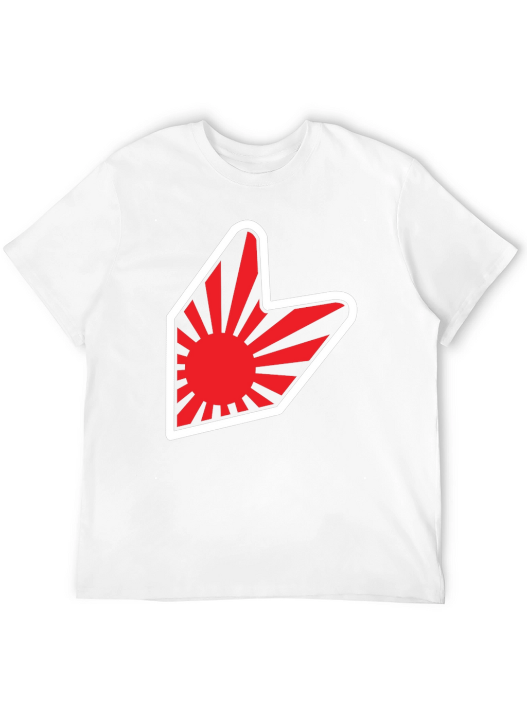 Red Sun Arrow Graphic T-Shirt