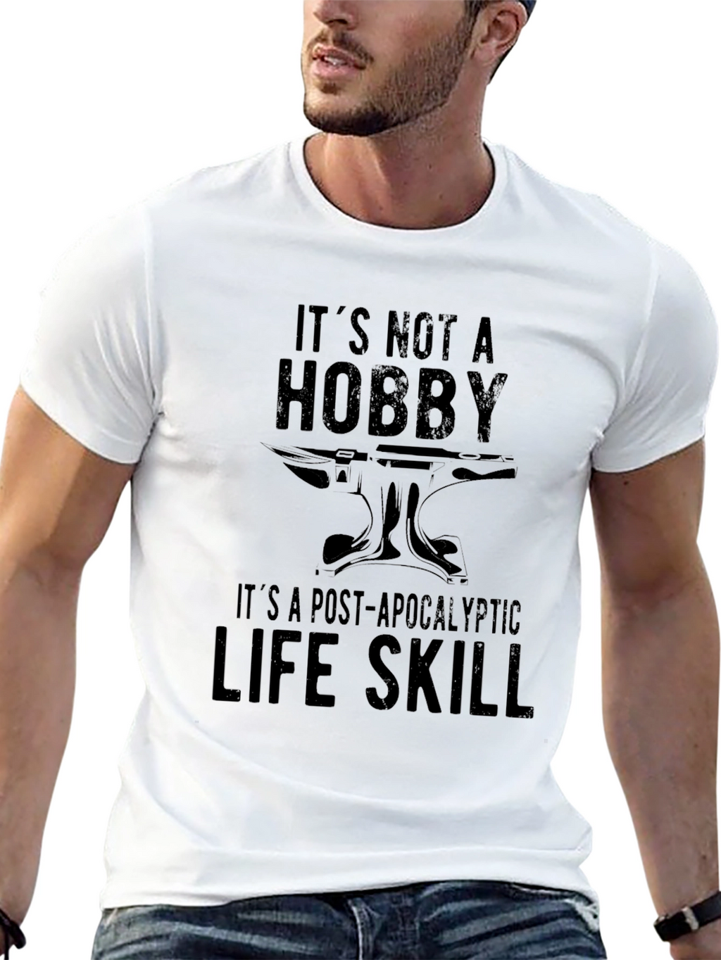 Blacksmith Anvil Life Skill T-Shirt