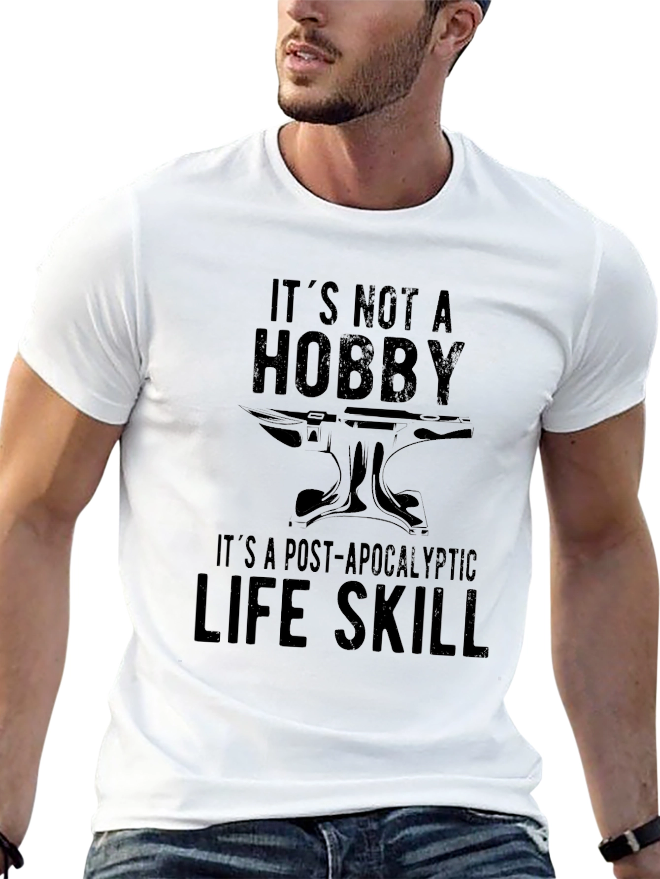 Blacksmith Anvil Life Skill T-Shirt