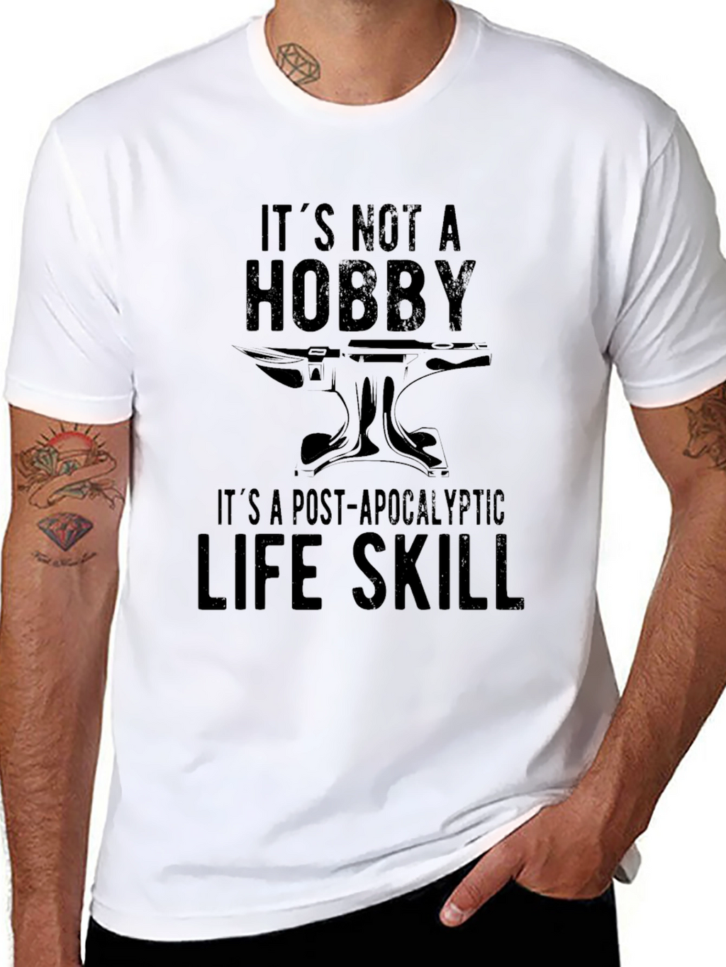 Blacksmith Anvil Life Skill T-Shirt