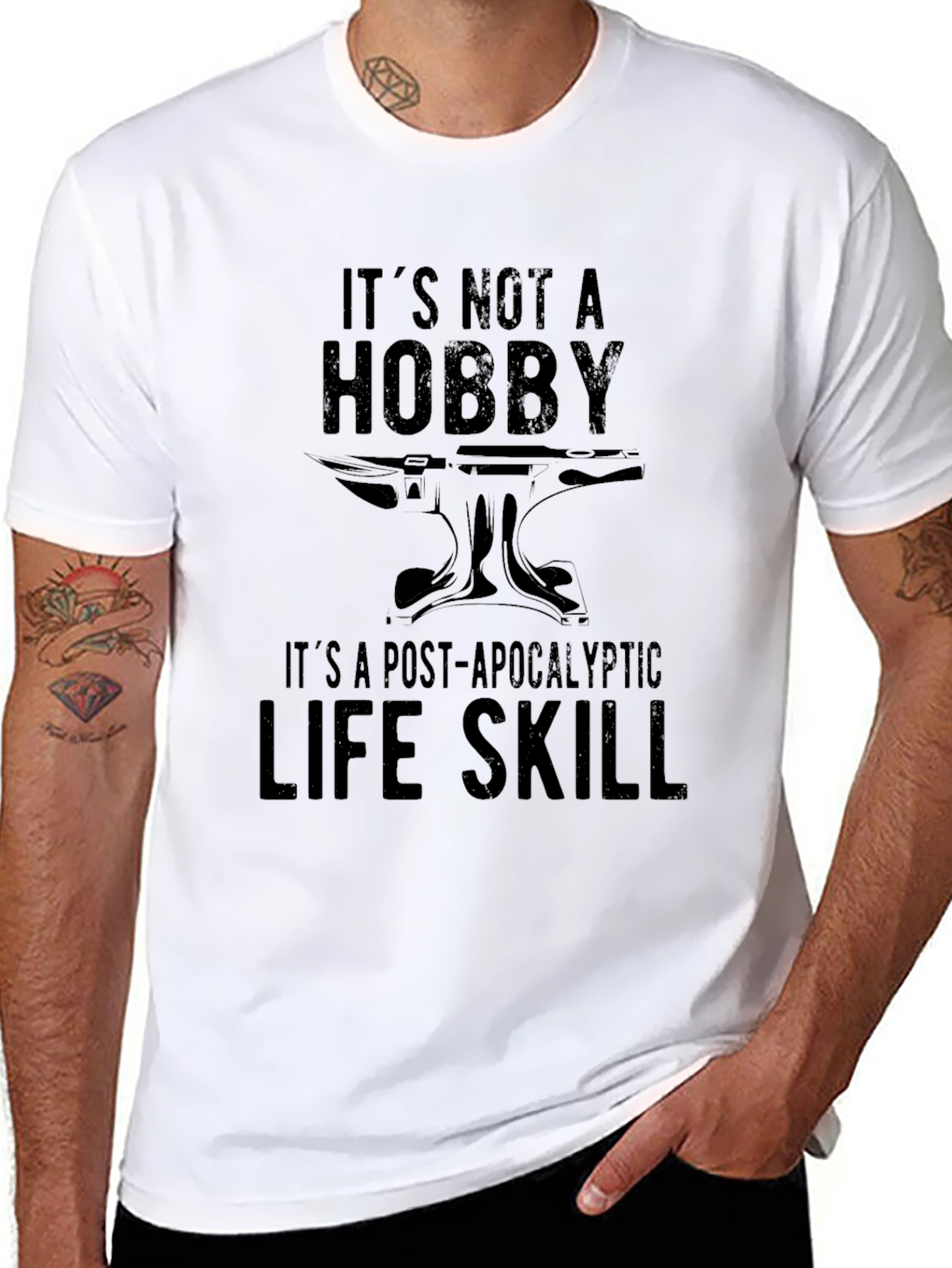 Blacksmith Anvil Life Skill T-Shirt