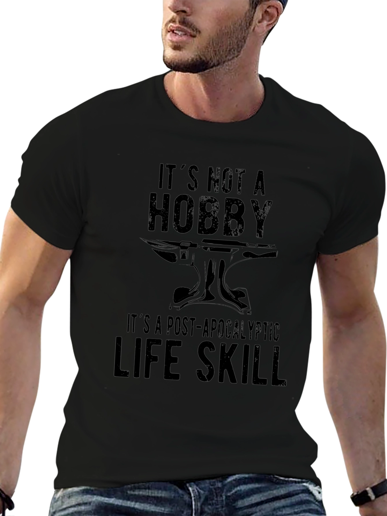 Blacksmith Anvil Life Skill T-Shirt
