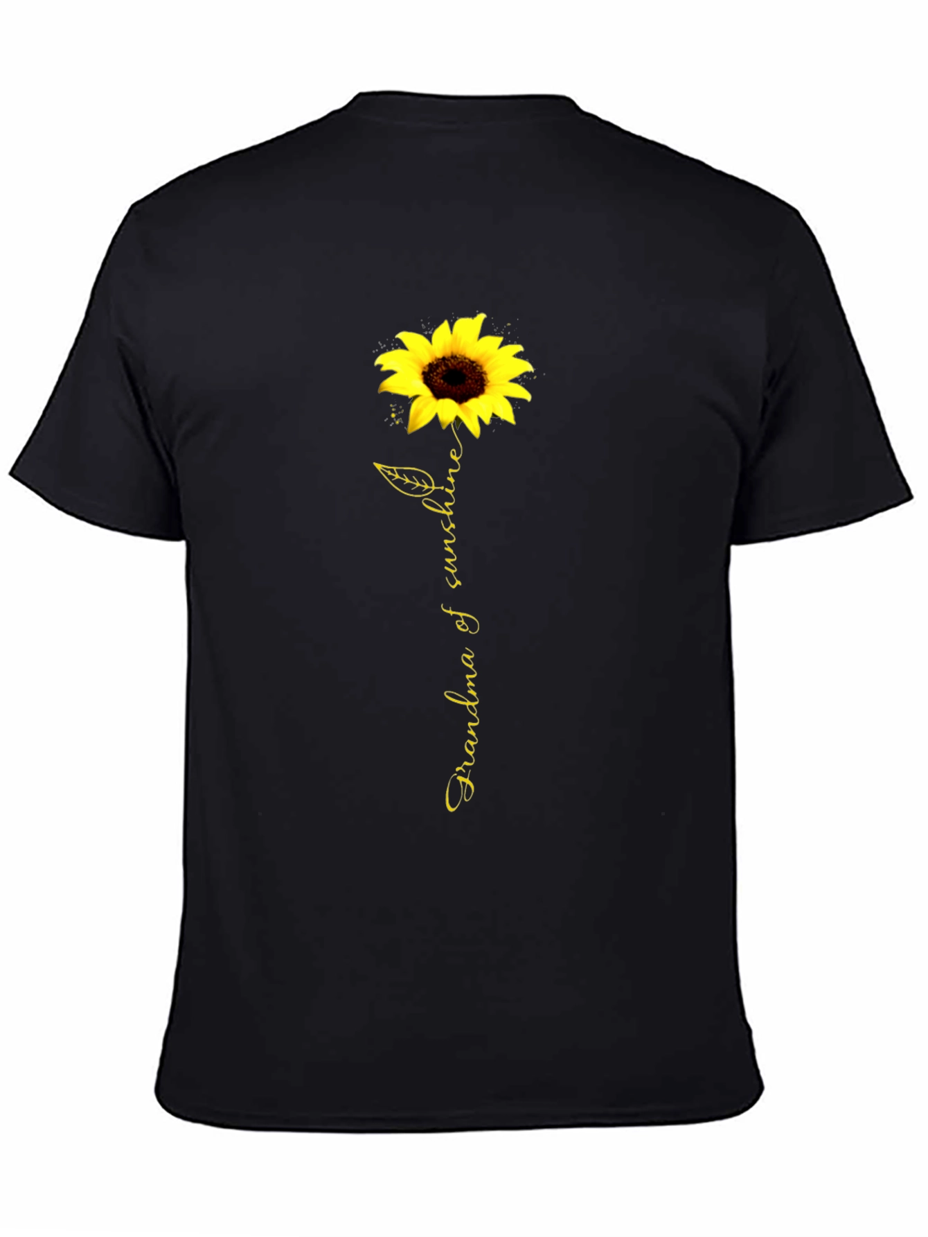 Grandma of Sunshine Sunflower Graphic Tee