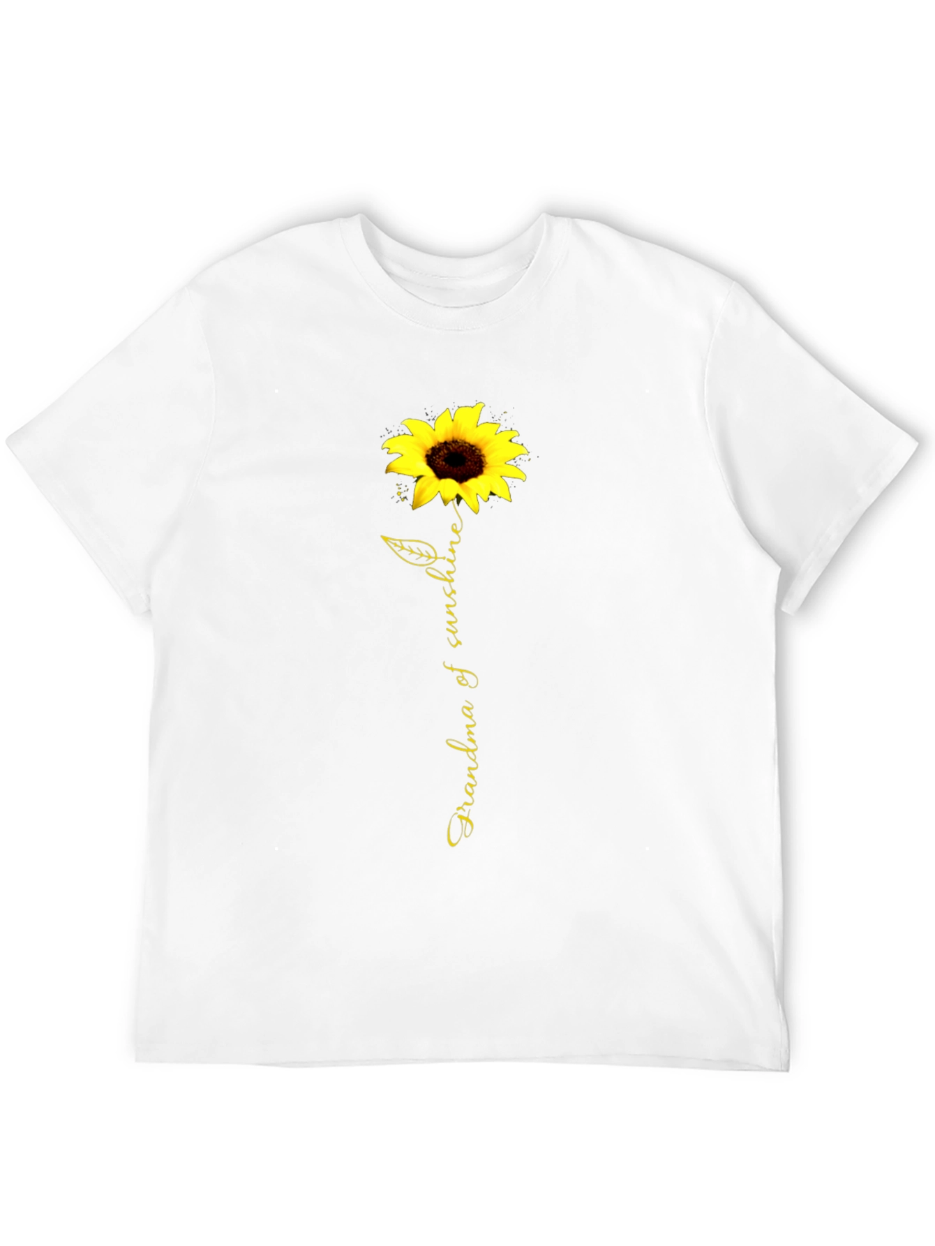 Grandma of Sunshine Sunflower Graphic Tee