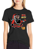 Big Nick Santa Christmas Graphic T-Shirt
