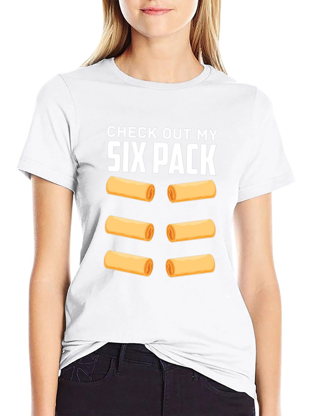 Funny Six Pack Spring Roll T-Shirt