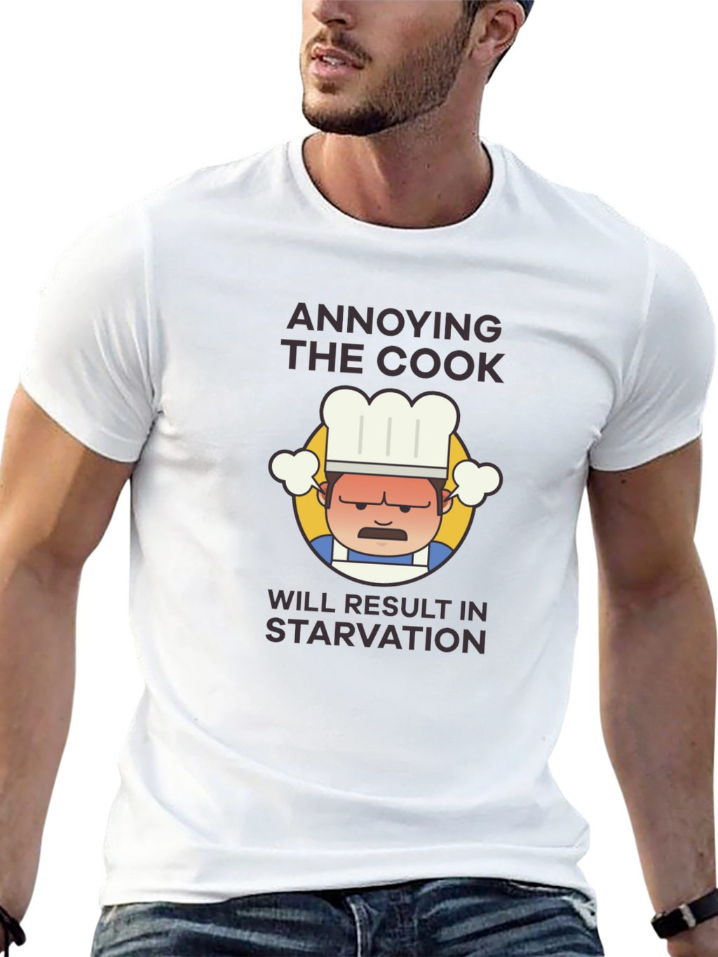 Annoying the Cook Graphic Tee - Black T-Shirt