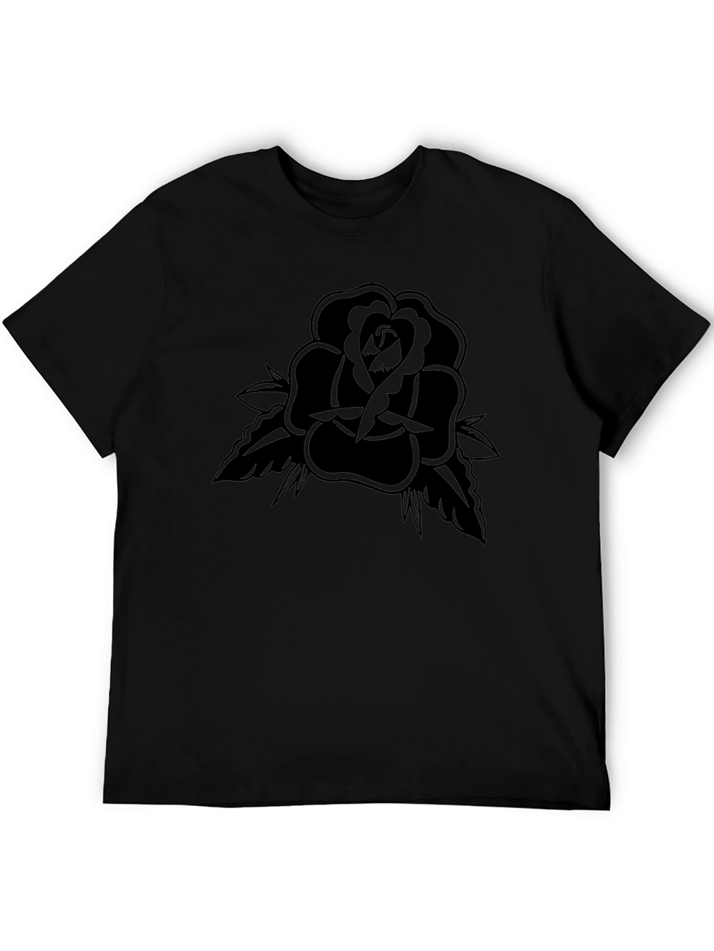 Black Rose Tattoo Graphic T-Shirt
