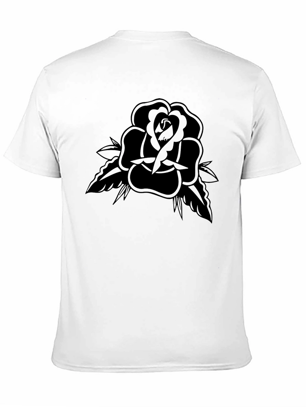 Black Rose Tattoo Graphic T-Shirt