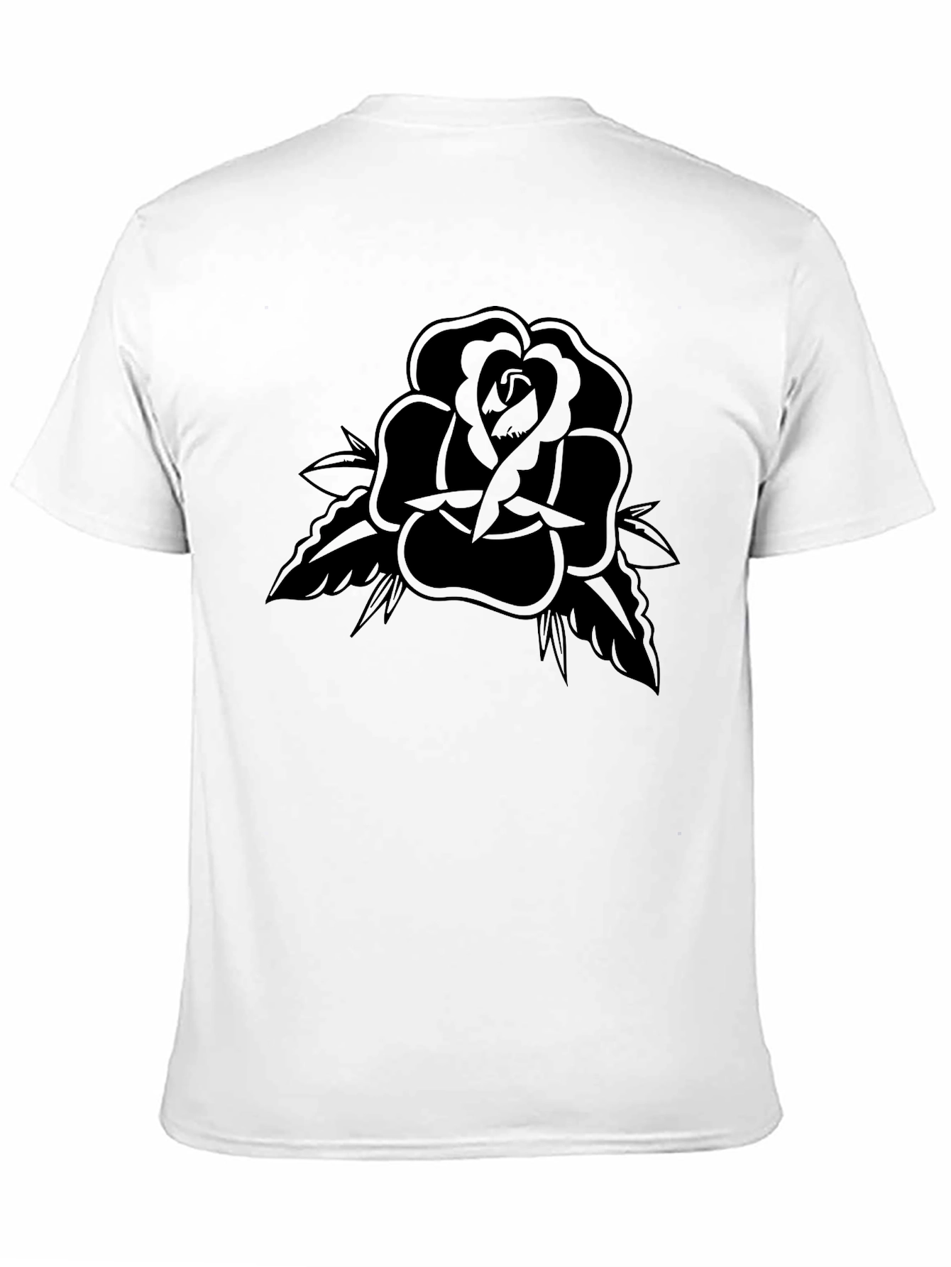 Black Rose Tattoo Graphic T-Shirt
