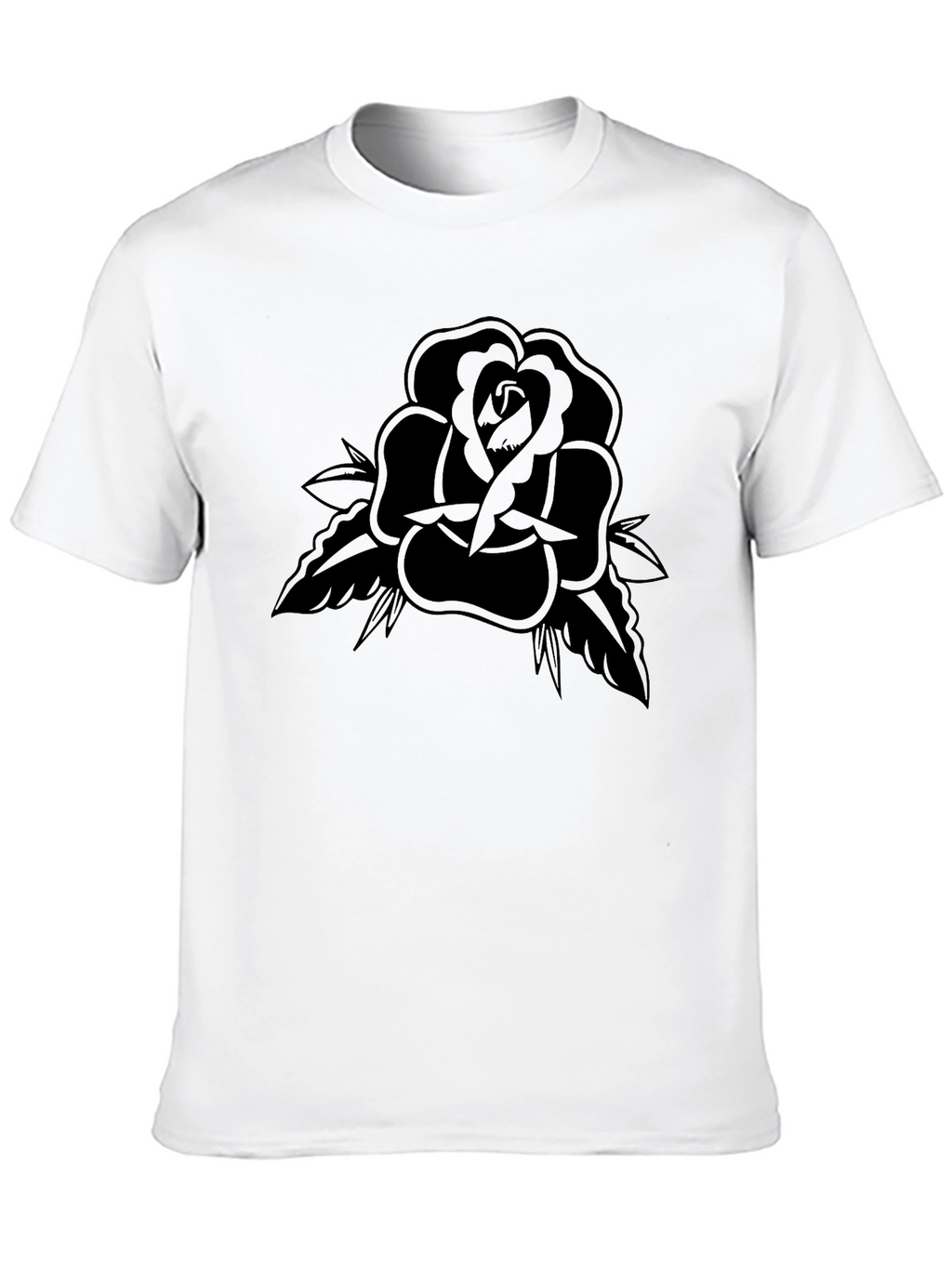 Black Rose Tattoo Graphic T-Shirt